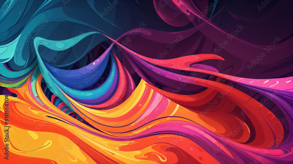 Fototapeta premium a colorful abstract background with many colors