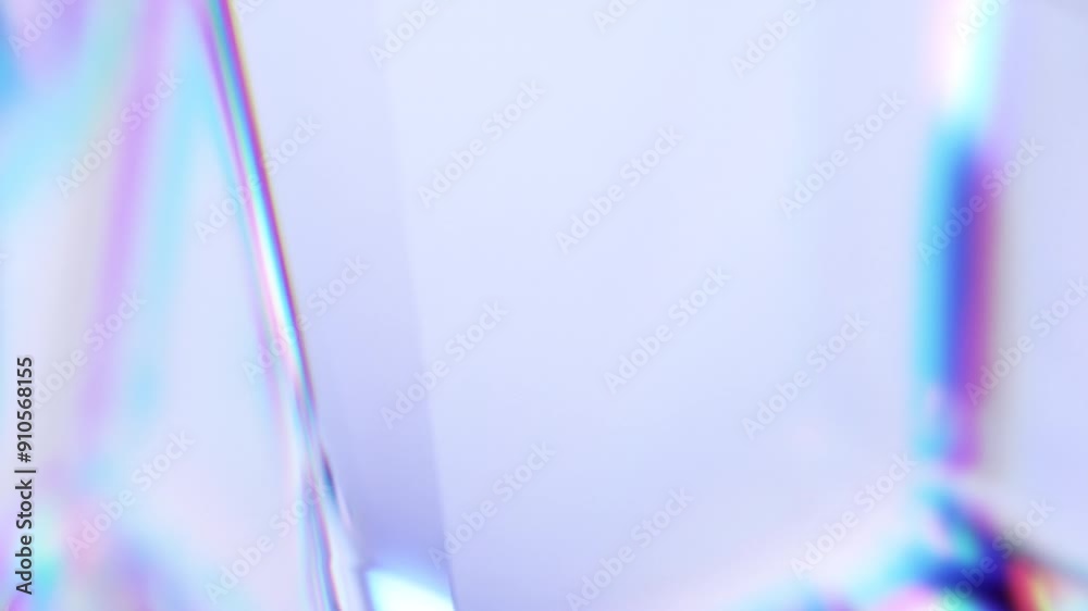 Abstract animation, soft background with color dispersion effect, 4k seamless looping video, 3d render