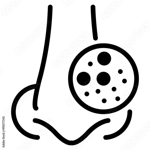 Skin acne icon