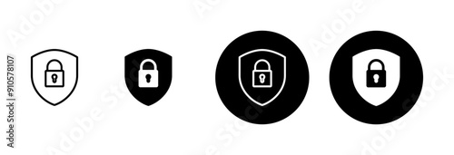 Security icon vector isolated on white background. protection icon. privacy. vpn