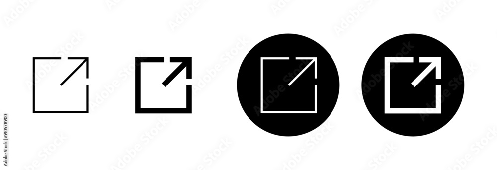 Link icon vector isolated on white background. Link vector icon. External link symbol vector icon. Hyperlink symbol Link icon vector isolated on white background. Link vector icon. External link symbol vector icon. Hyperlink symbol