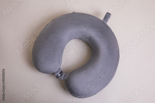 fluffy fabric travel neck pillow