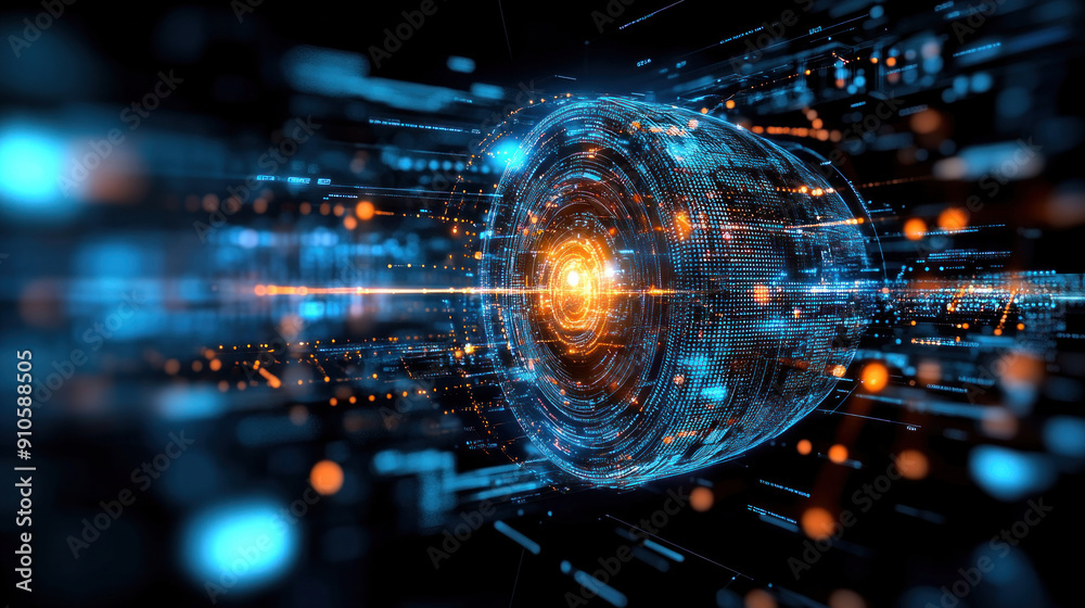 AI technology aiding in complex medical data analysis. AI technology aiding in complex medical data analysis.