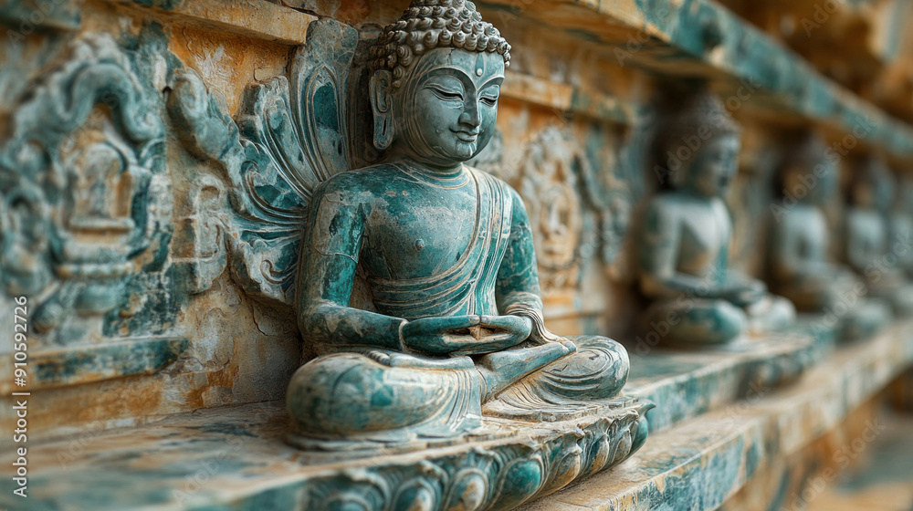 Inspirational Buddhist quotes inscribed on ancient temple walls, offering wisdom and guidance. Inspirational Buddhist quotes inscribed on ancient temple walls, offering wisdom and guidance.