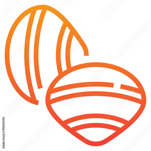 Clam Gradient Icon