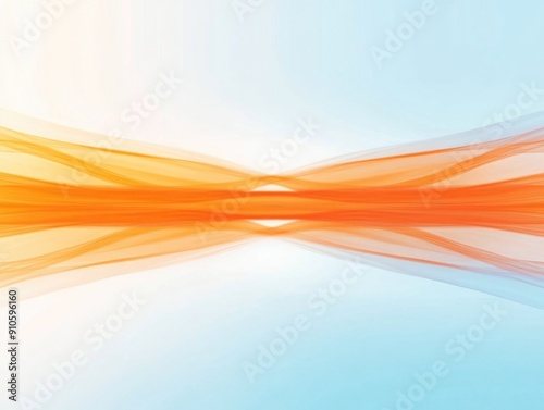 Soft gradient blue orange colors transitions white background