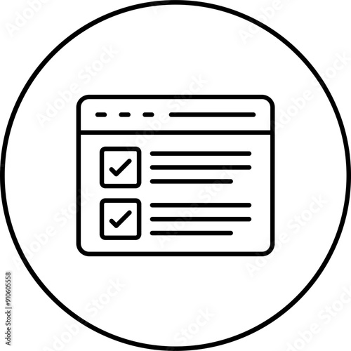 Online Survey Icon