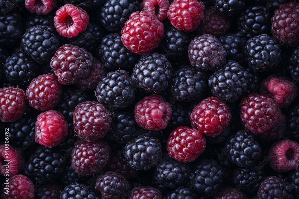 Triple Crown Blackberry fruit background Triple Crown Blackberry fruit background