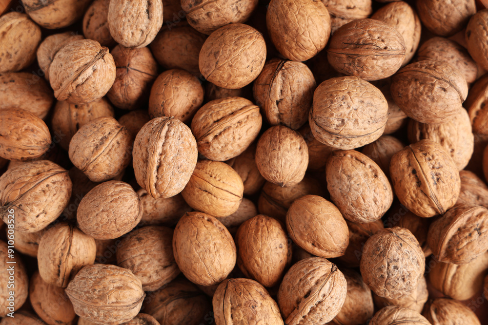 Texture of tasty walnuts as background Texture of tasty walnuts as background