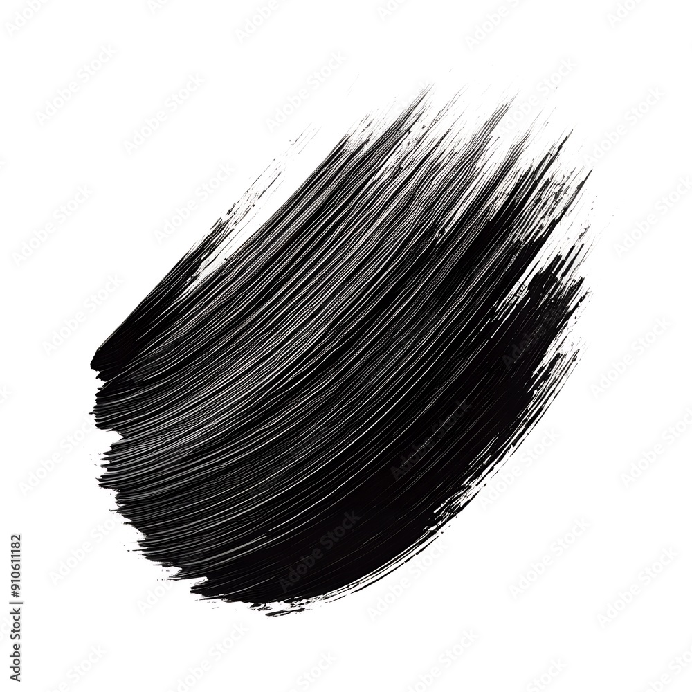 Artistic and Abstract Dry Brush Stroke on White Background Artistic and Abstract Dry Brush Stroke on White Background