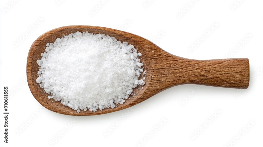 Salt in a Wooden Spoon Salt in a Wooden Spoon