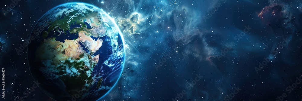 planet Earth view from outer space planet Earth view from outer space