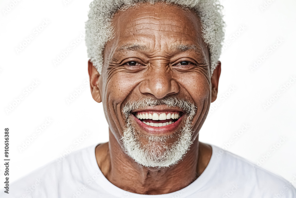 Close-up portrait of a senior man smiling Close-up portrait of a senior man smiling