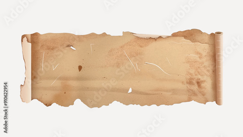 vintage ripped paper illustration vector