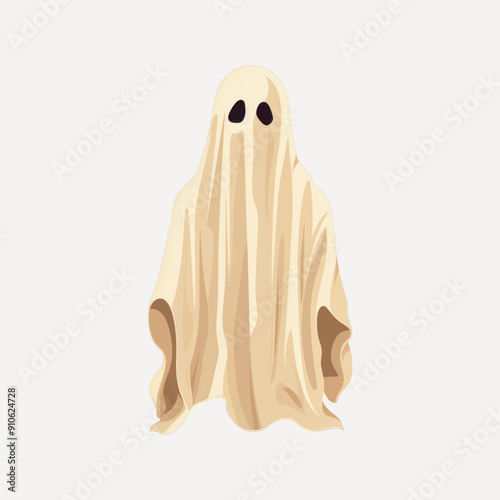 Classic ghost costume for Halloween