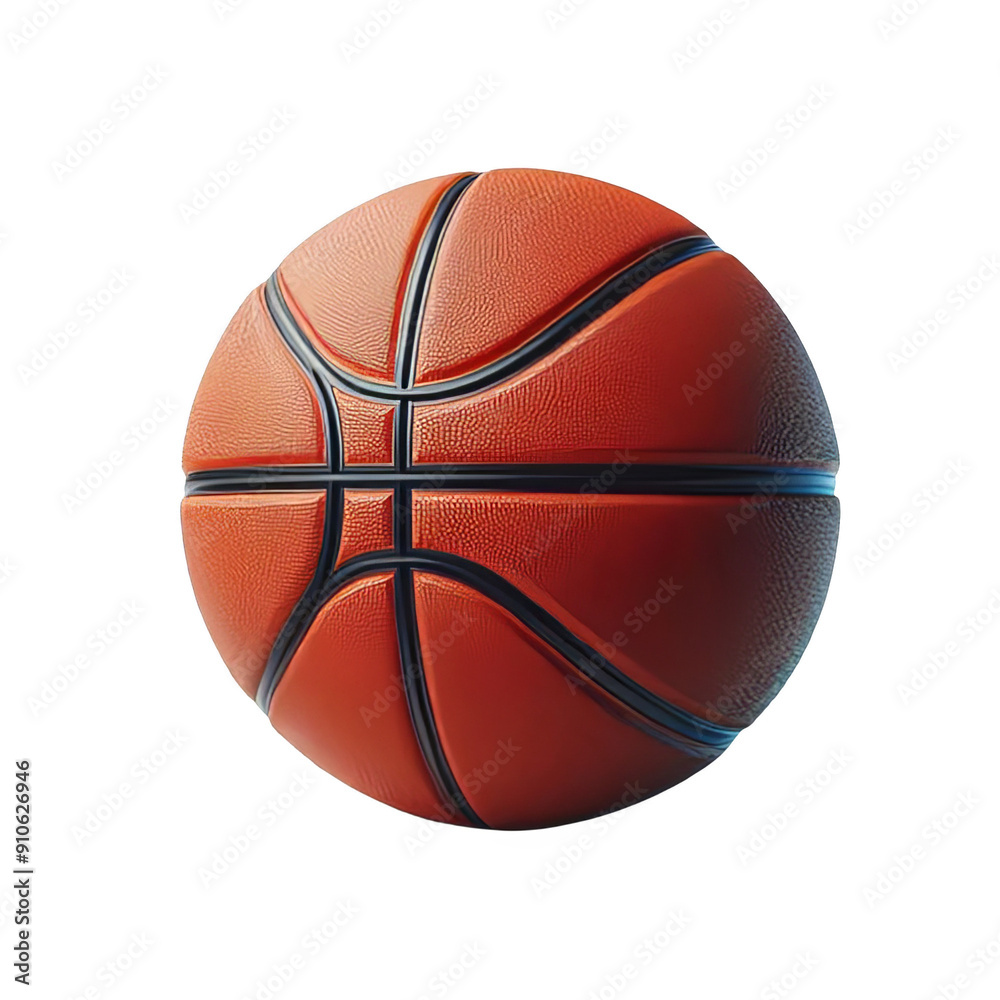 Fototapeta premium Basketball ball isolated on transparent background