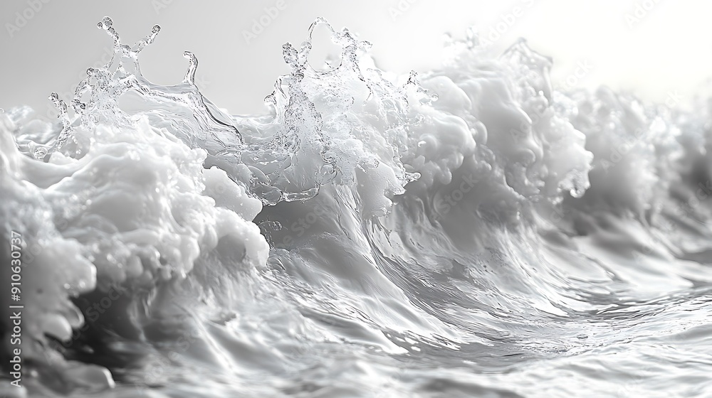 White water wave texture background,Closeup of desaturated transparent clear calm water surface texture with splashes and bubbles. Trendy abstract nature background. White water wave texture background,Closeup of desaturated transparent clear calm water surface texture with splashes and bubbles. Trendy abstract nature background.