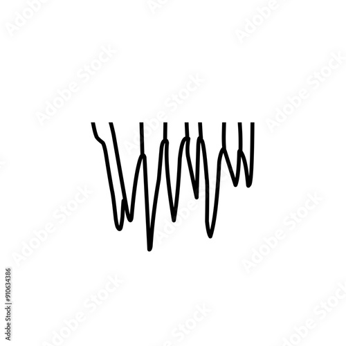 stalactite line illustration