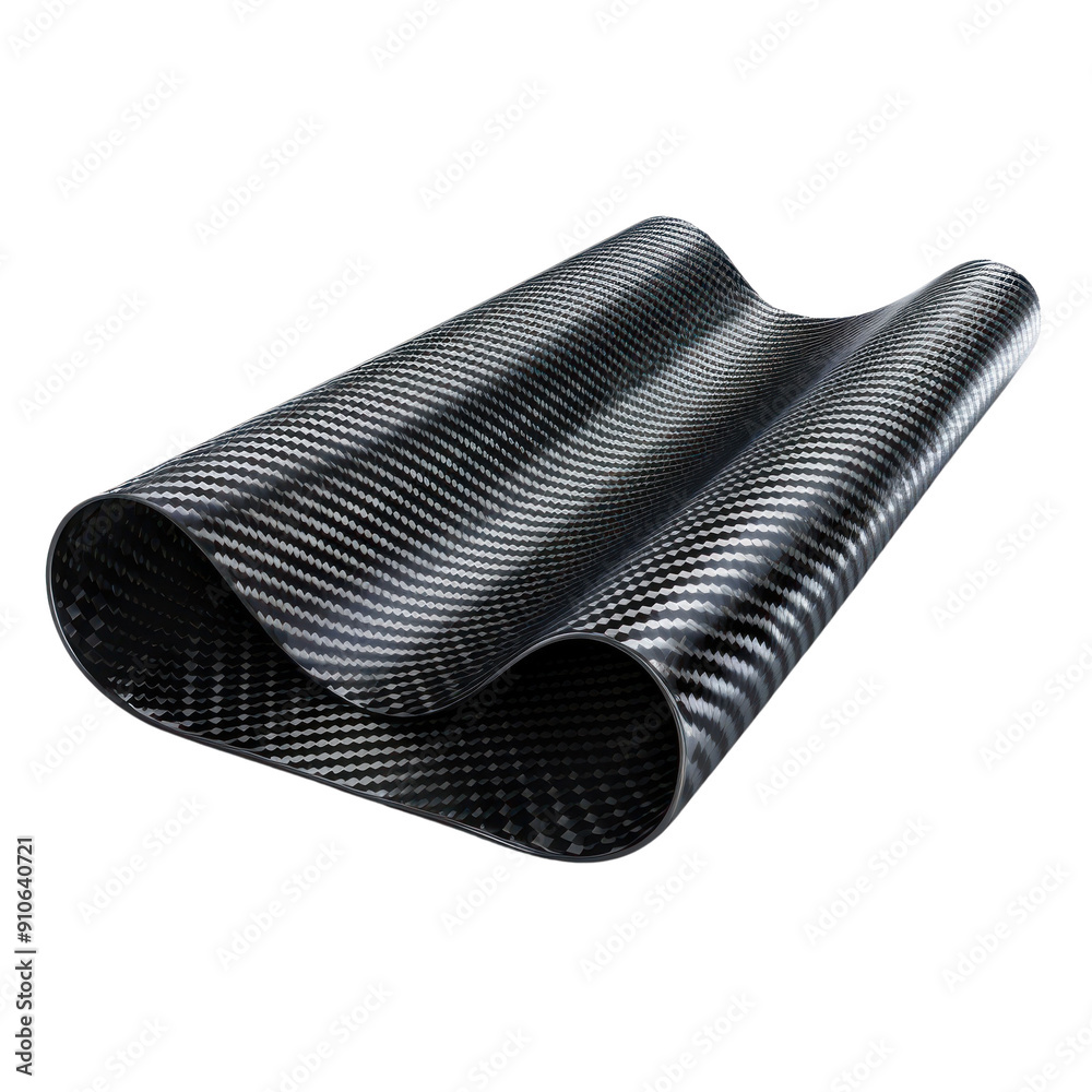 A close-up view of a carbon fiber sheet showcasing its unique texture and modern design, perfect for engineering and automotive uses. transparent background A close-up view of a carbon fiber sheet showcasing its unique texture and modern design, perfect for engineering and automotive uses. transparent background