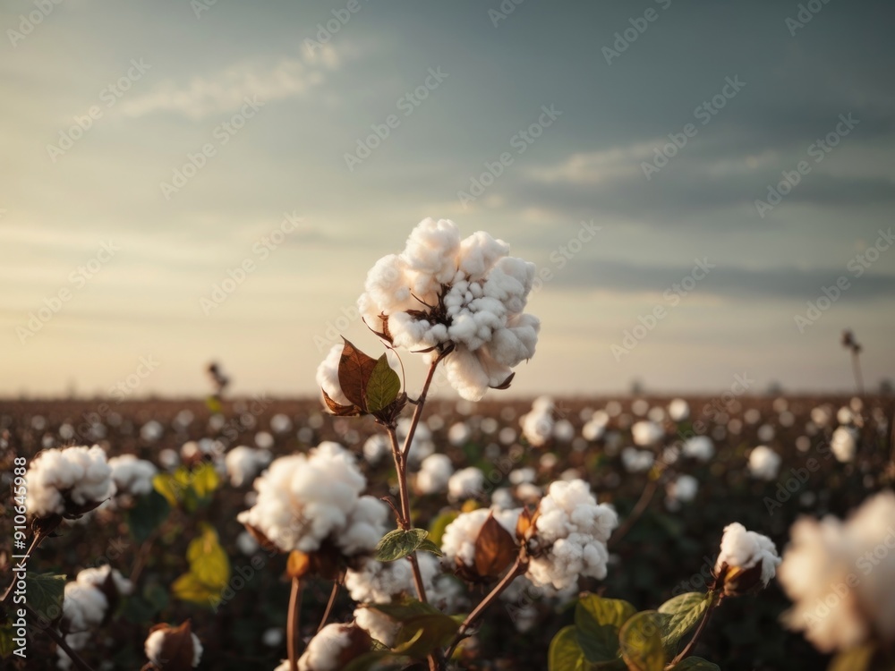 The cotton plant is grown in the field The cotton plant is grown in the field
