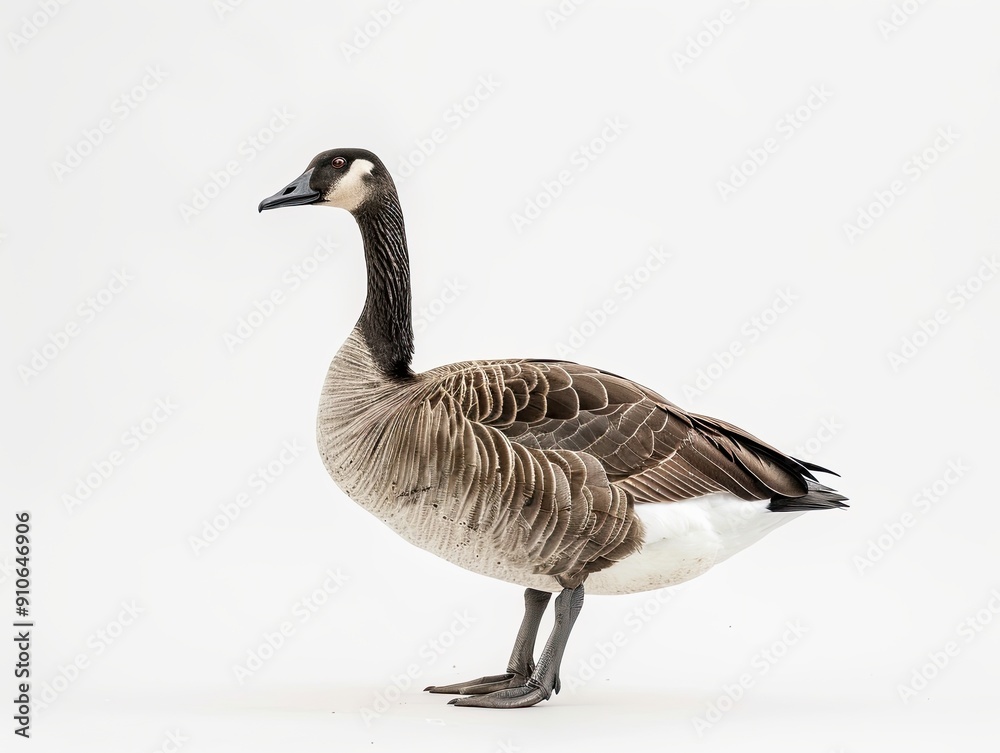 goose isolated on white background goose isolated on white background