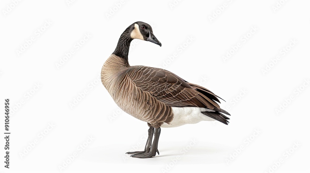 Fototapeta premium goose isolated on white background