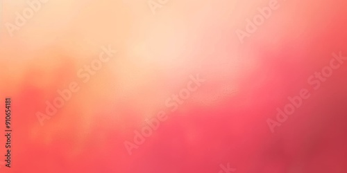 Create a background featuring a gradient transition from vibrant red to soft peach, with a delicate diffuse glow blur to enhance the visual depth.