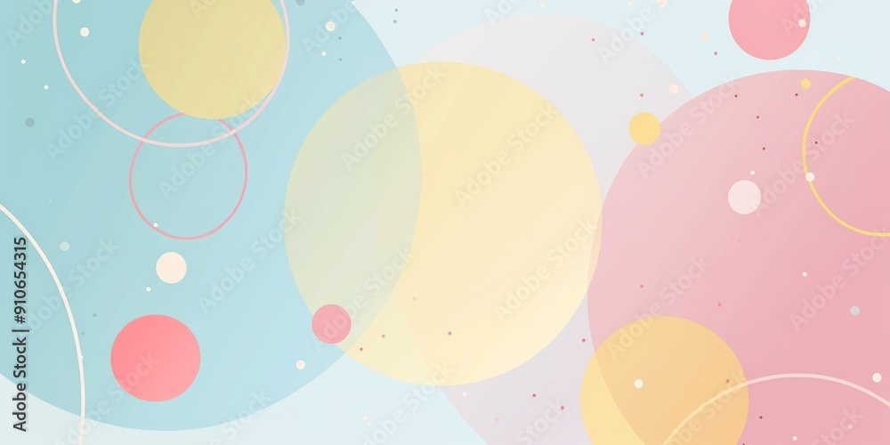 background minimalist vector illustration of smooth round lines and little geometric shapes, for background photo, bright pastel color background minimalist vector illustration of smooth round lines and little geometric shapes, for background photo, bright pastel color