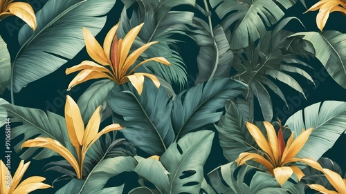 Tropical Green Leaf Garden photo