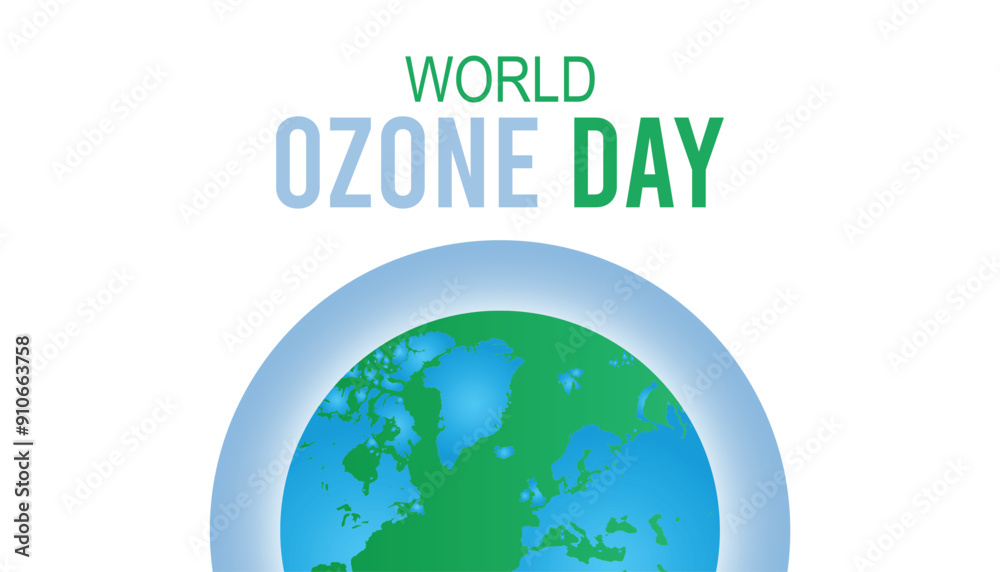 world ozone day is observed every year on September.Holiday concept background, placard, banner design template Vector illustration background design. world ozone day is observed every year on September.Holiday concept background, placard, banner design template Vector illustration background design.
