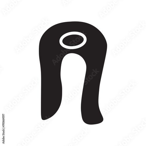 microfold cell glyph icon 