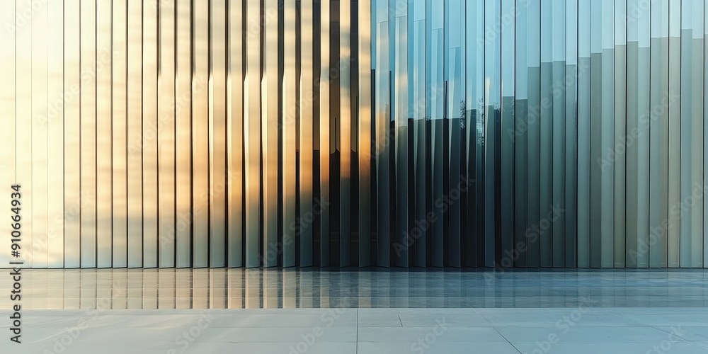 Obraz premium Modern Architectural Design with Reflective Panels