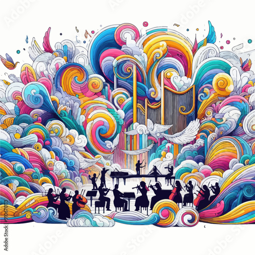 this vector about symphony of color 