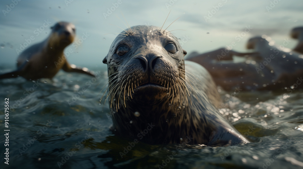 Fototapeta premium island sea lion
