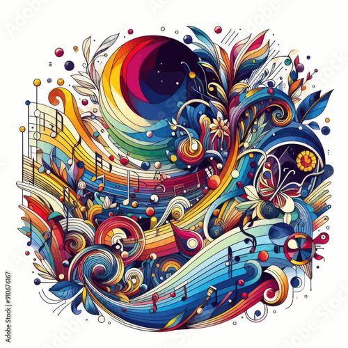 this vector about symphony of color 