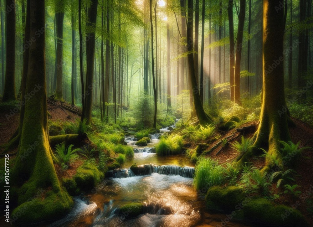 Obraz premium ForestStream