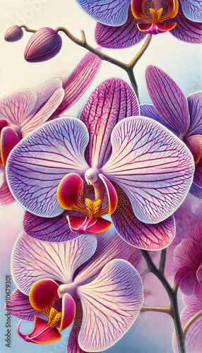 orchid flower background