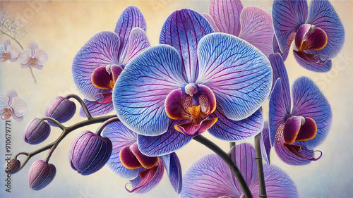 purple orchid flower