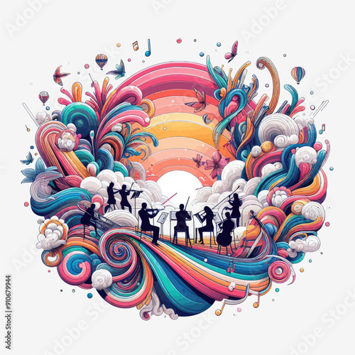 this vector about symphony of color 