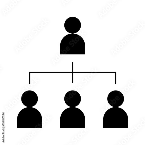 Organization Structure for Productivity Icon