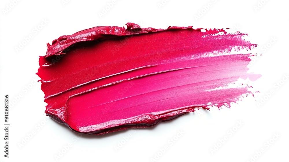 Red and pink lipstick swatch texture isolated on white background Cosmetic product smear smudge swatch : Generative AI Red and pink lipstick swatch texture isolated on white background Cosmetic product smear smudge swatch : Generative AI