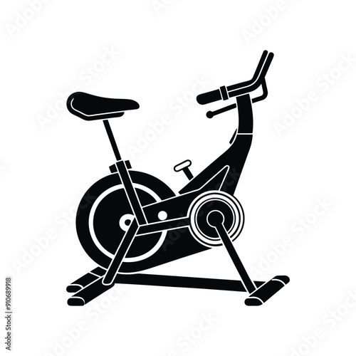 exercise bike silhouette