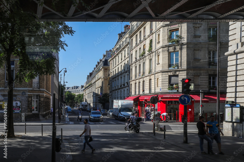 High definition street view of the Eiffel Tower in Paris, France, Olympic Games, ancient architecture, cultural history High definition street view of the Eiffel Tower in Paris, France, Olympic Games, ancient architecture, cultural history