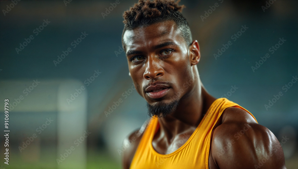Stern portrait athlete competitive Stern portrait athlete competitive