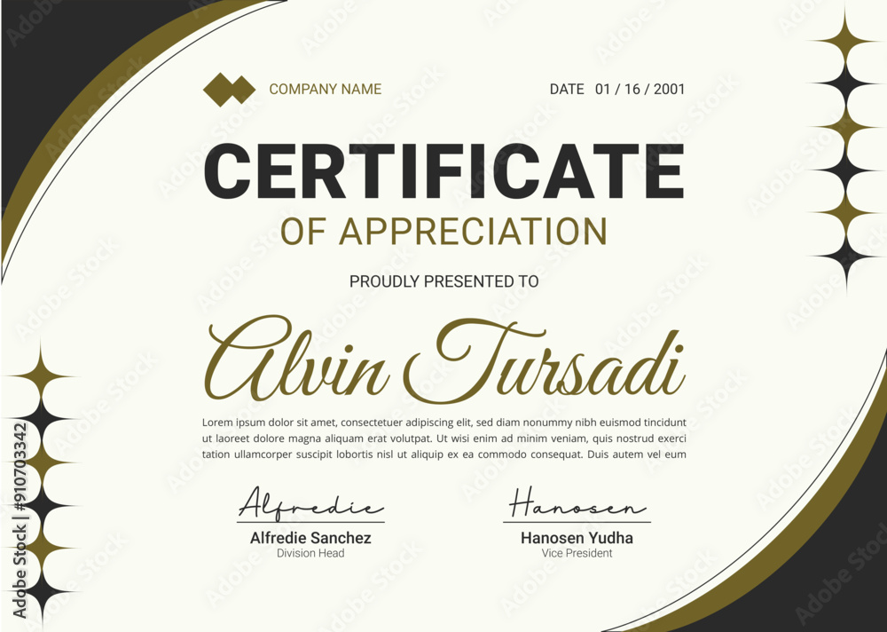 Certificate of Appreciation Template Design Certificate of Appreciation Template Design