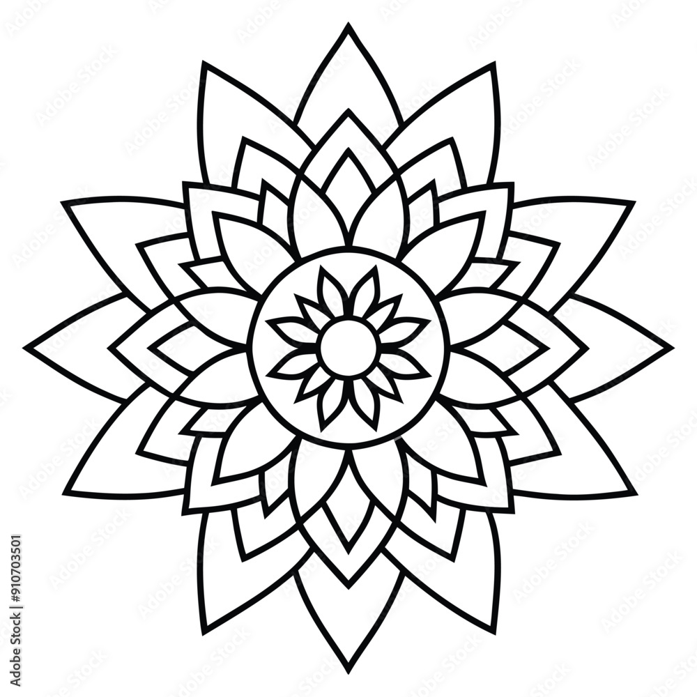 Floral mandala pattern. Henna tatoo mandala. Mehndi style. Decorative mandala pattern in oriental style. Floral mandala pattern. Henna tatoo mandala. Mehndi style. Decorative mandala pattern in oriental style.