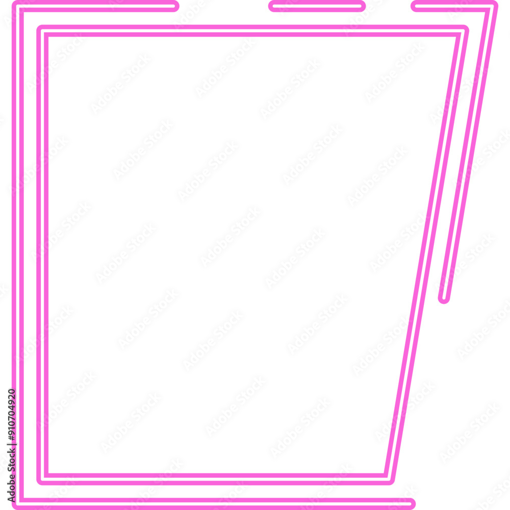 Neon Tech Futuristic Frame Neon Tech Futuristic Frame