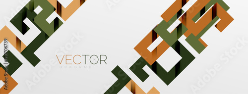 Color bend lines with shadow texture effect. Vector Illustration For Wallpaper, Banner, Background, Card, Book Illustration, landing page