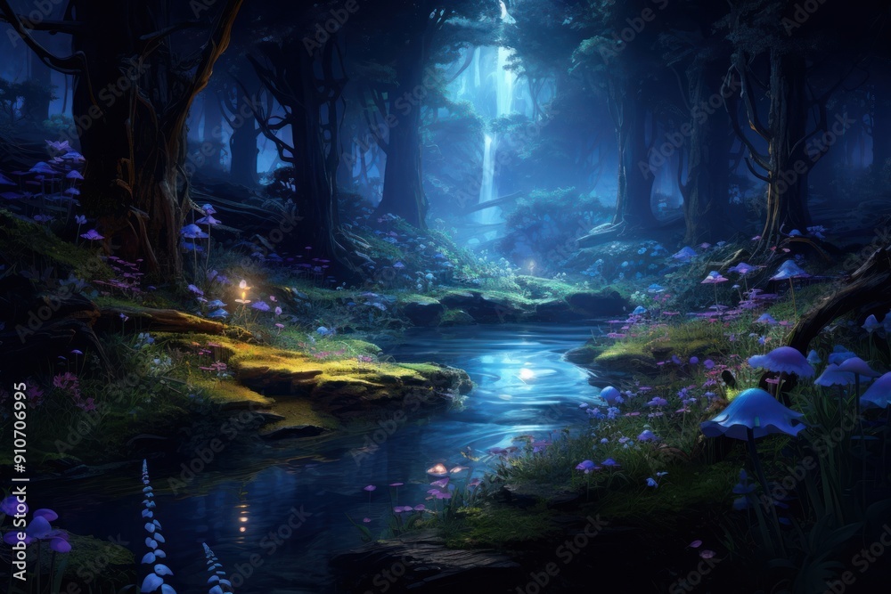 Blue mountains forest land landscape. Blue mountains forest land landscape.