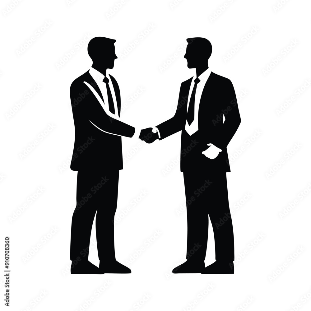 Fototapeta premium handshake vector illustration for corporate designs